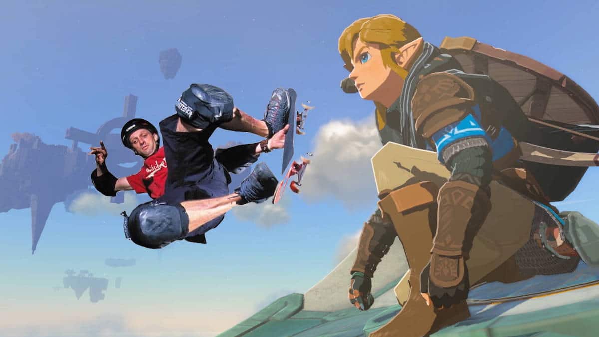 Zelda Tears of the Kingdom skate shield surf