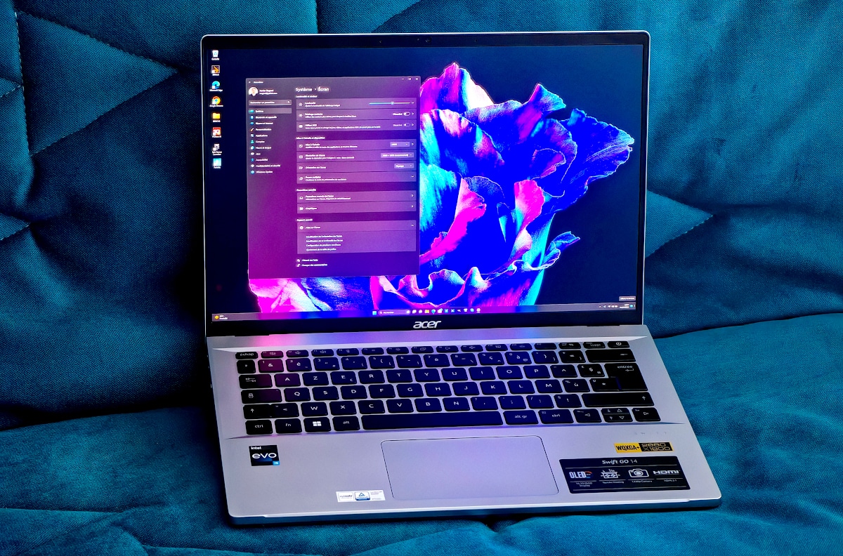 Image 21 : Test Swift Go 14 : le digne successeur de l'excellent ultrabook Swift 3 OLED d'Acer