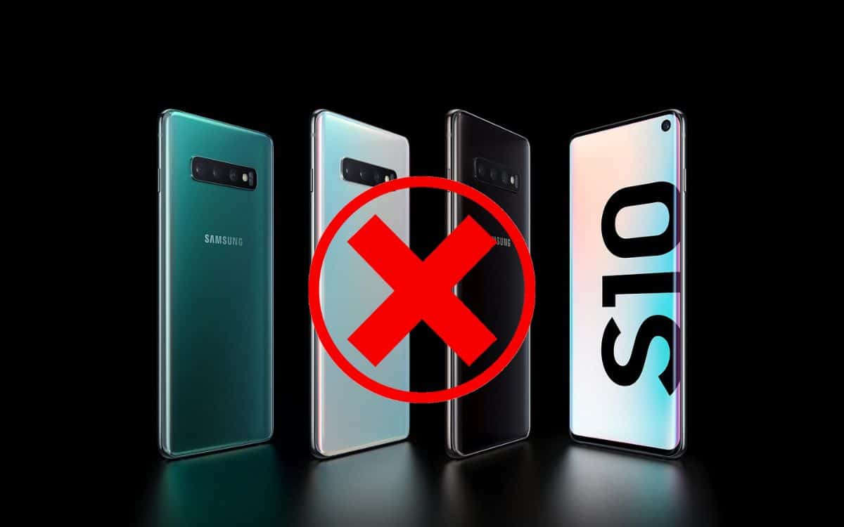 Samsung fin mise à jour Galaxy S10