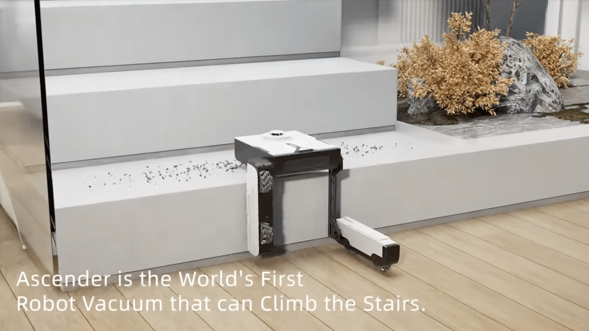 aspirateur-robot révolutionnaire grimper escaliers