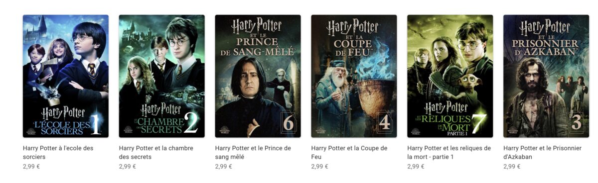 Harry Potter Google Play