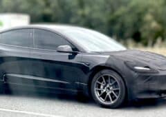 Le prototype de Tesla Model 3 2023 aperçu en Californie