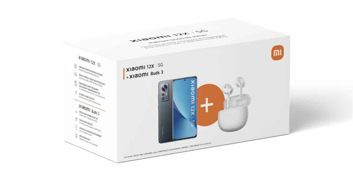 Xiaomi 12X bundle Buds 3