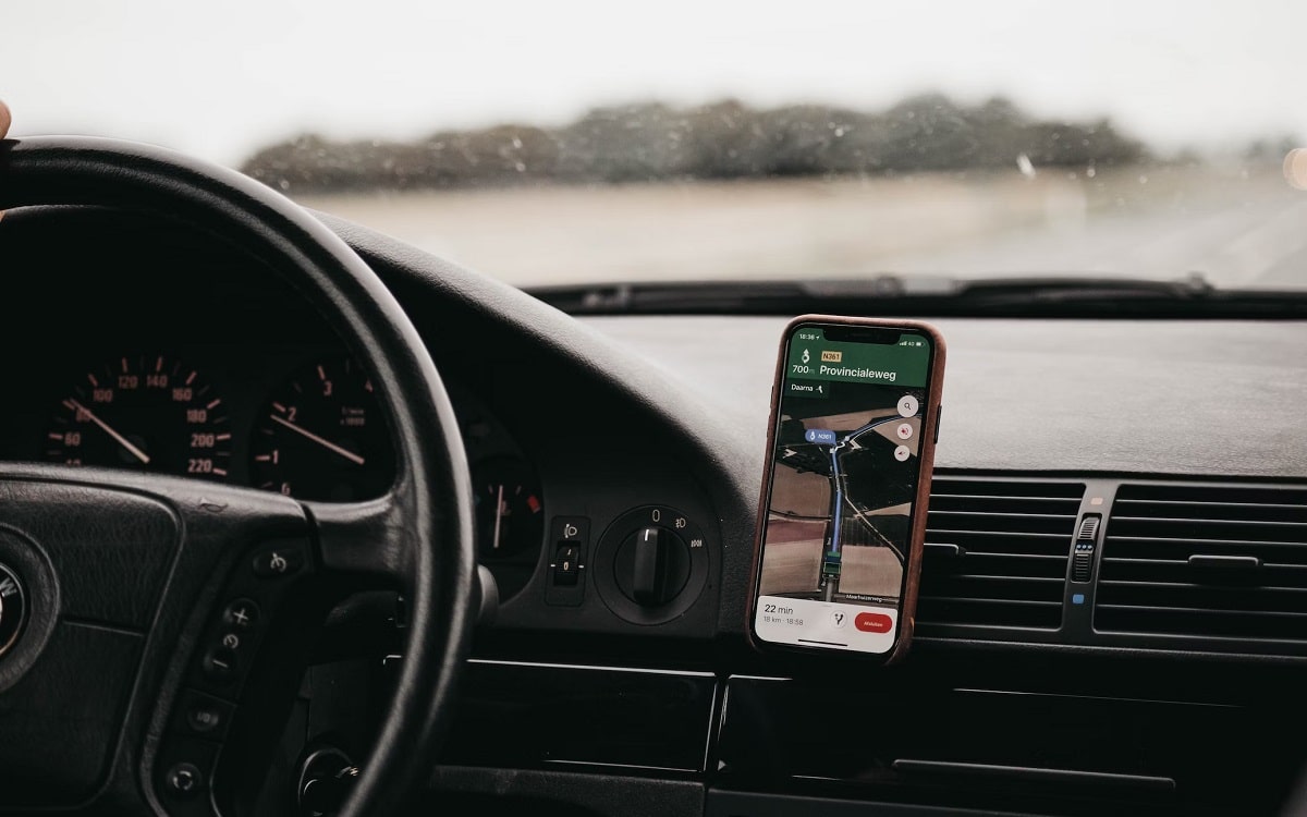 Google Maps dans une voiture