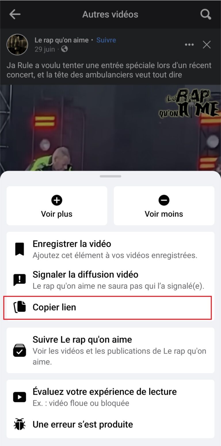 Comment télécharger une vidéo sur Facebook