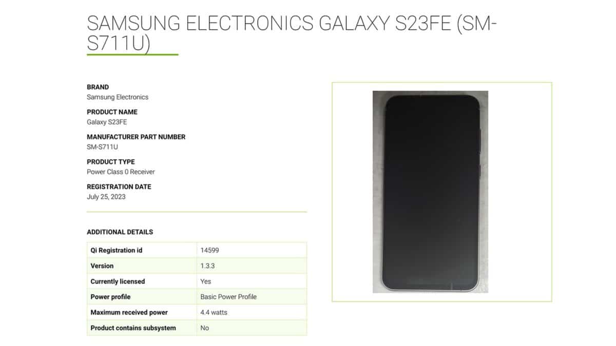 samsung galaxy s23 fe date de sortie image photo images photos leak leaks