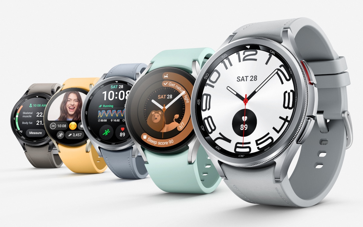 Les différentes versions de la Samsung Galaxy Watch 6 ©Samsung