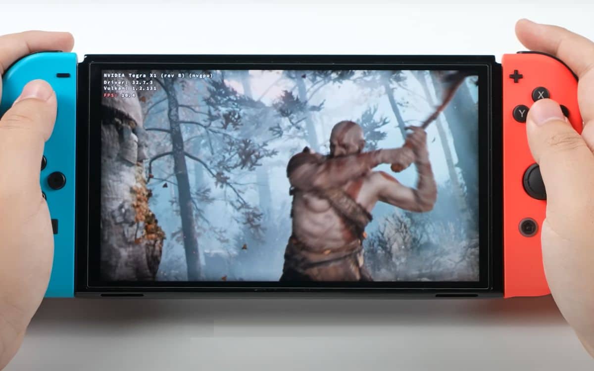 nintendo switch god of war mod