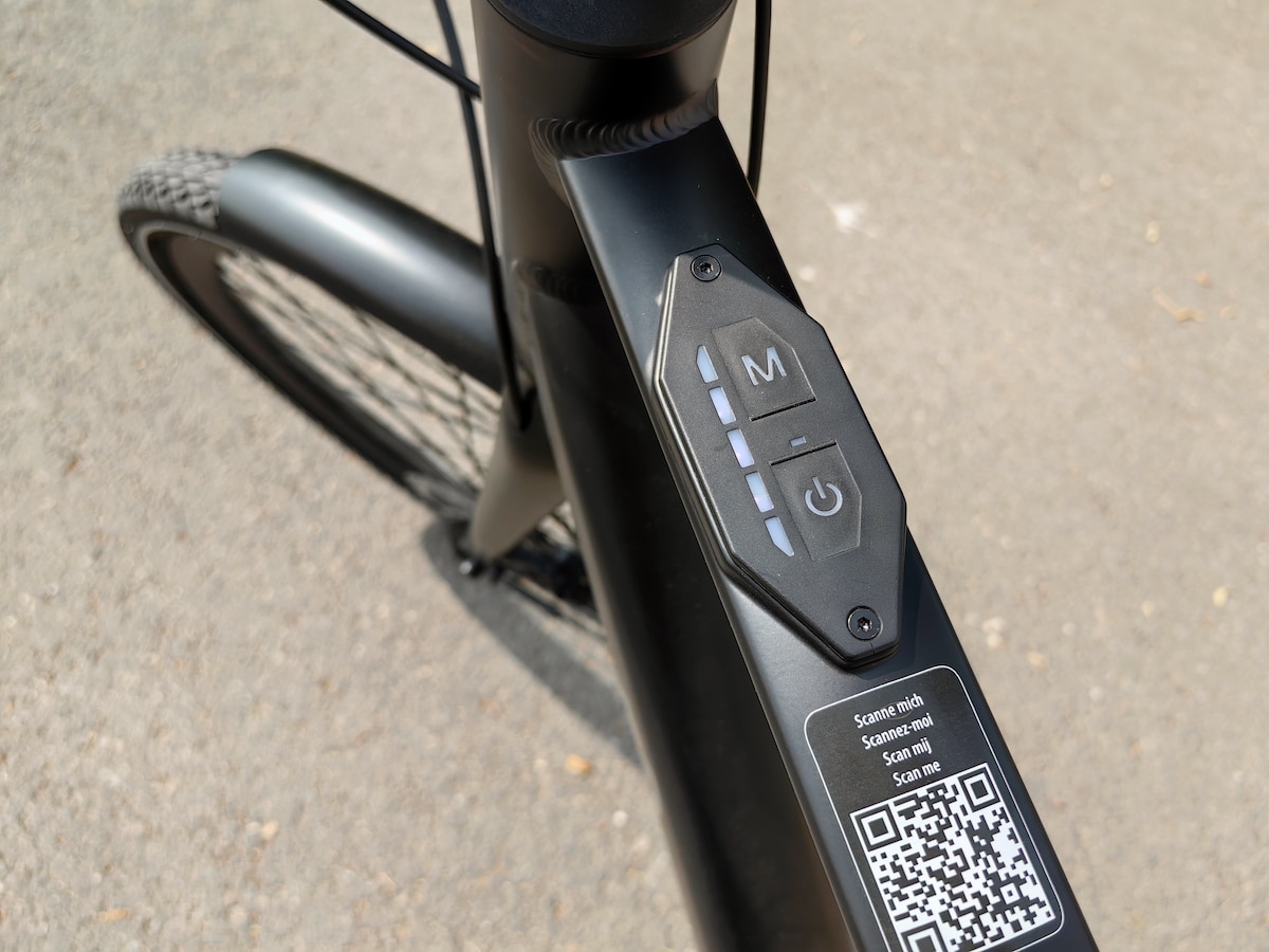 vélo électrique lidl crivit X panneau controle