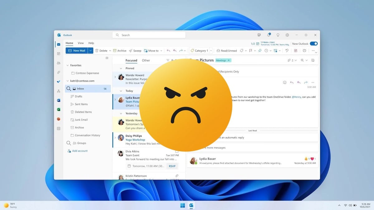 Microsoft impose Outlook sur Windows 11