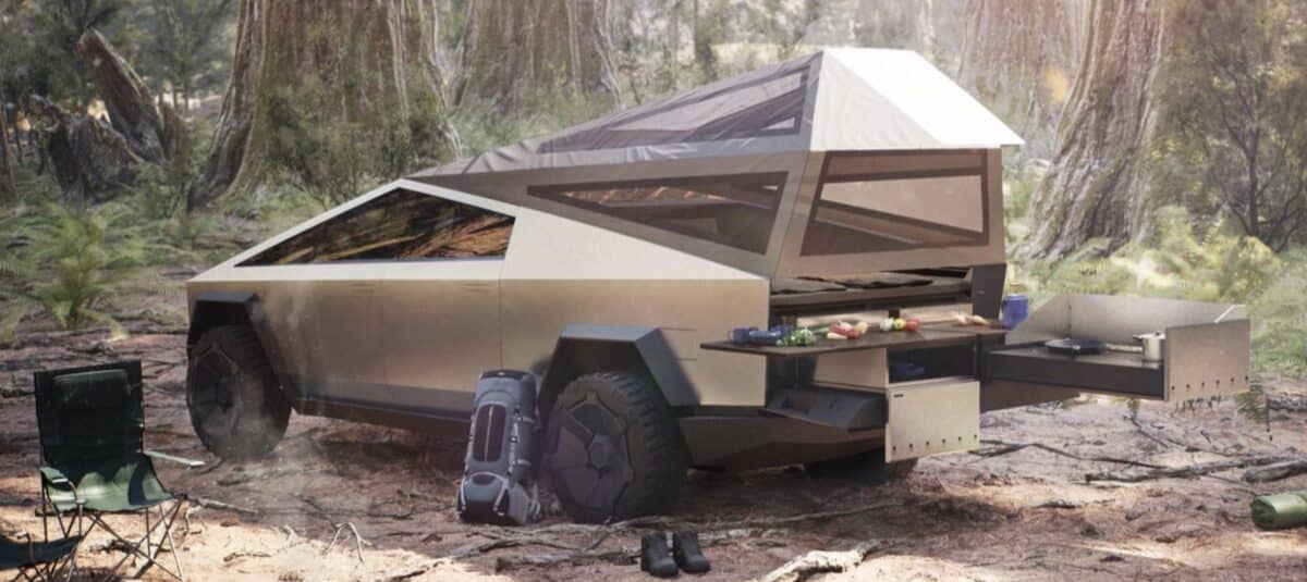 Cybertruck camping car