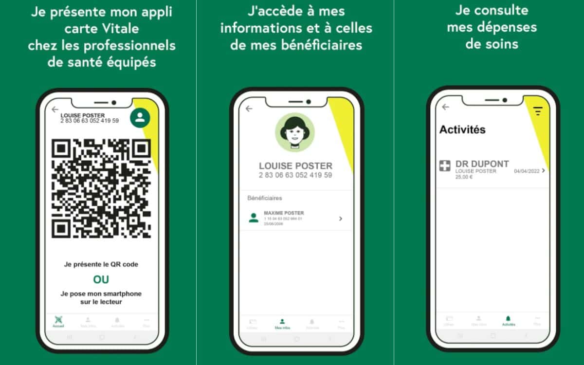 carte vitale numérique android ios