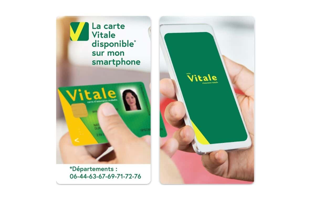 Carte vitale numérique iOS Android