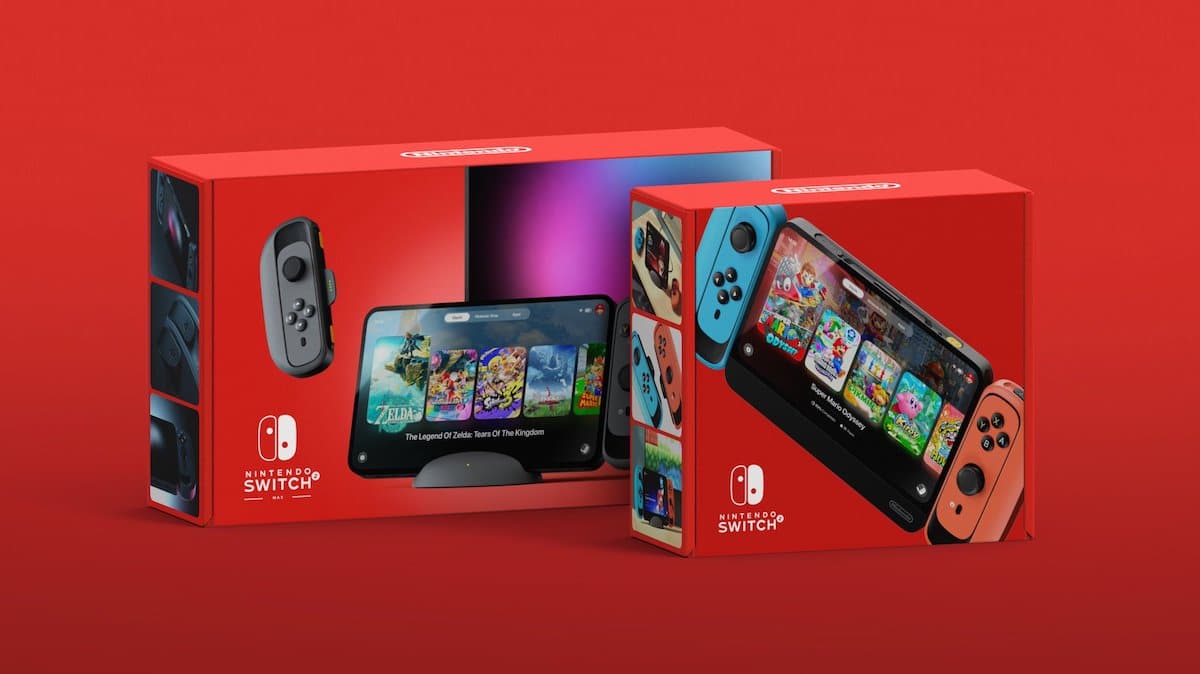 Le mock-up convaincant de la Nintendo Switch 2