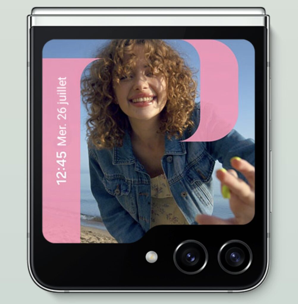 Personnalisation écran externe Galaxy Z Flip 5