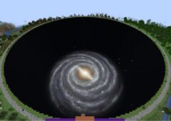 Galaxie dans Minecraft