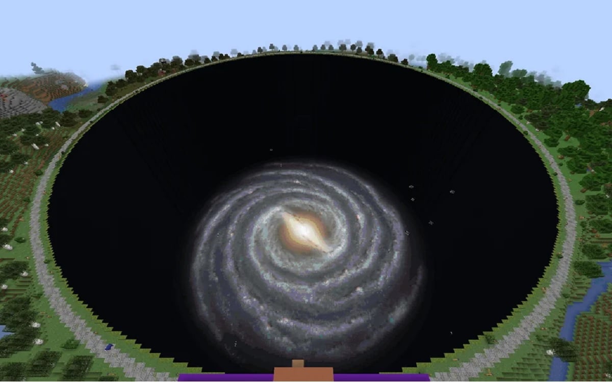 Galaxie dans Minecraft