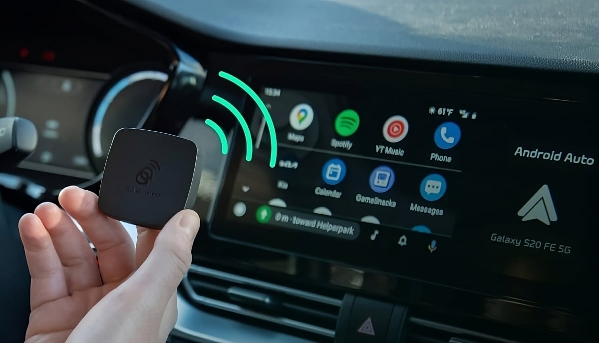 AAWireless Apple Carplay ANdroid AUto Dongle