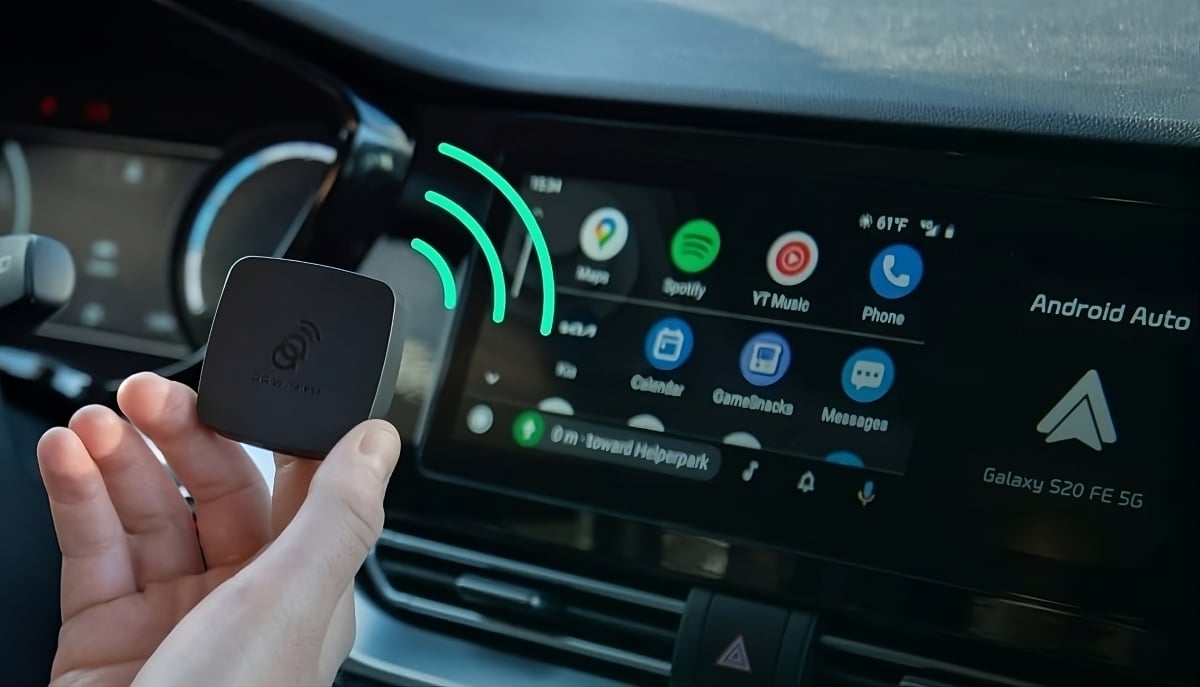 Android Auto : cet adaptateur sans fil ajoute le support d'Apple CarPlay