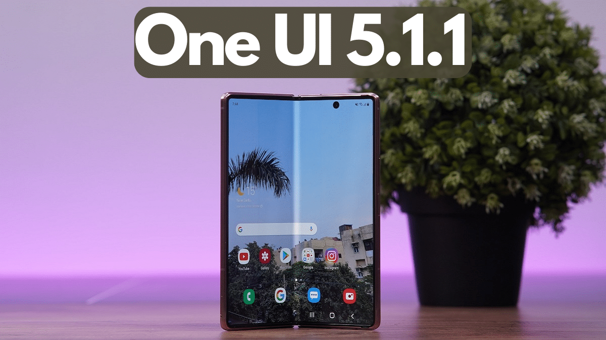 Samsung One UI 5.1.1 Galaxy Z Fold 2 nouveautés