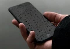 Pluie smartphone