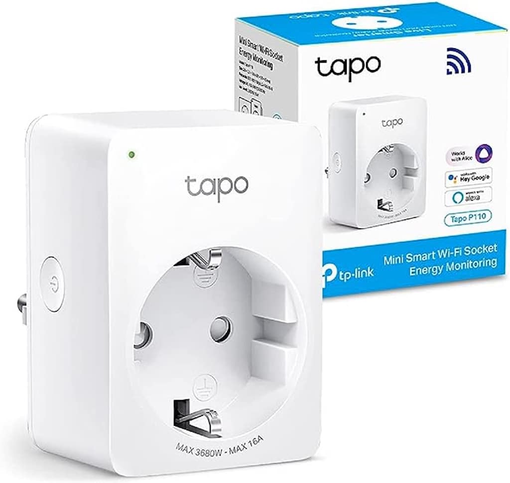 Multiprise Connectée (Type E), 16A Prise WiFi Compatible avec Apple HomeKit,  Alexa et Google Home (4 Prises AC et 4 Ports USB), Multiprise Intelligente  avec Commande Vocale et Contrôle à Distance 