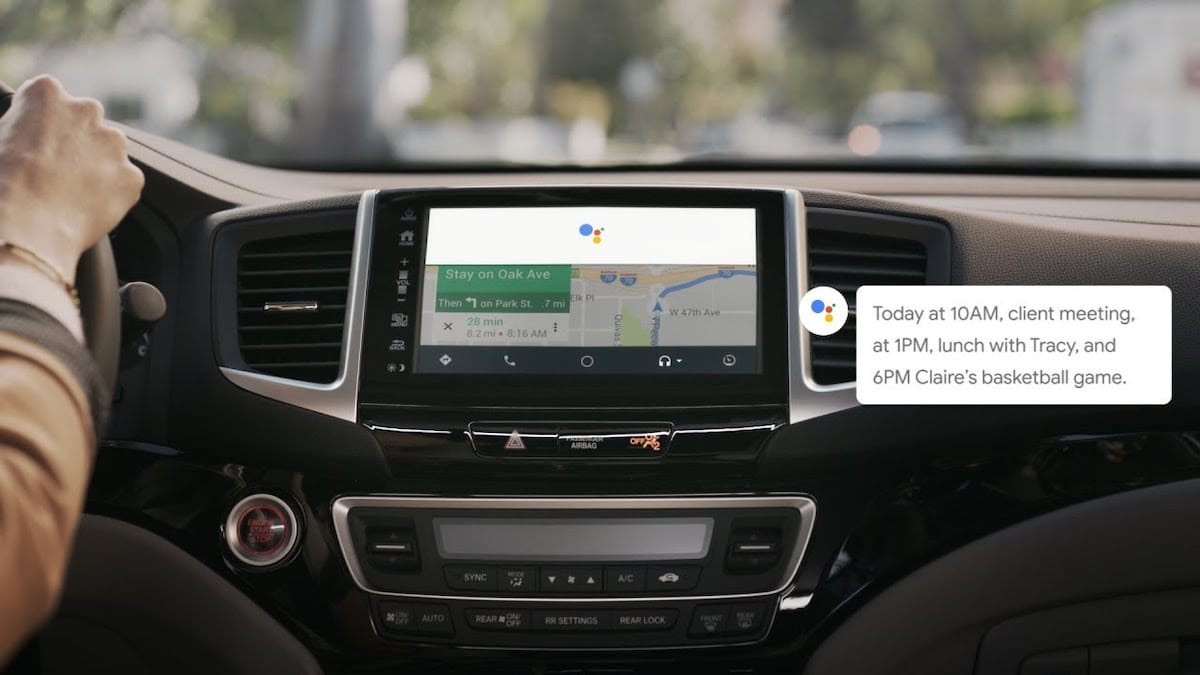 Android Auto, l'assistant Google