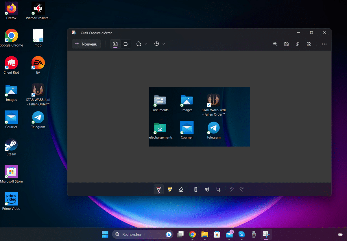 Image 1 : Comment faire une capture d'écran sur Windows 11 ?