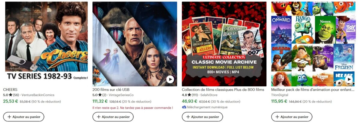 Piratage : les clés USB remplies de films se vendent à la pelle