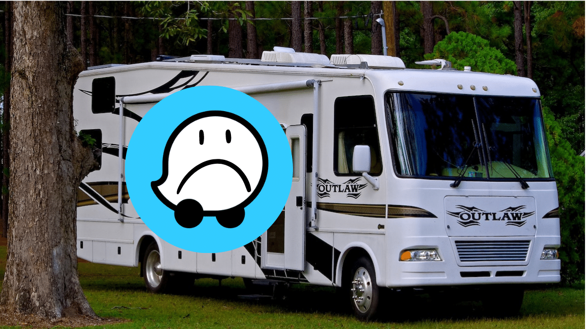 Waze camping-cars poids lourds gros véhicules