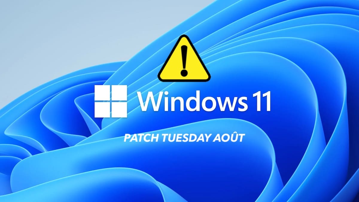 Windows 11 patch Tuesday août 2023