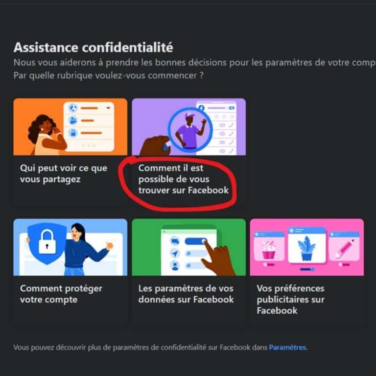 comment faire pour mettre son compte facebook en privé