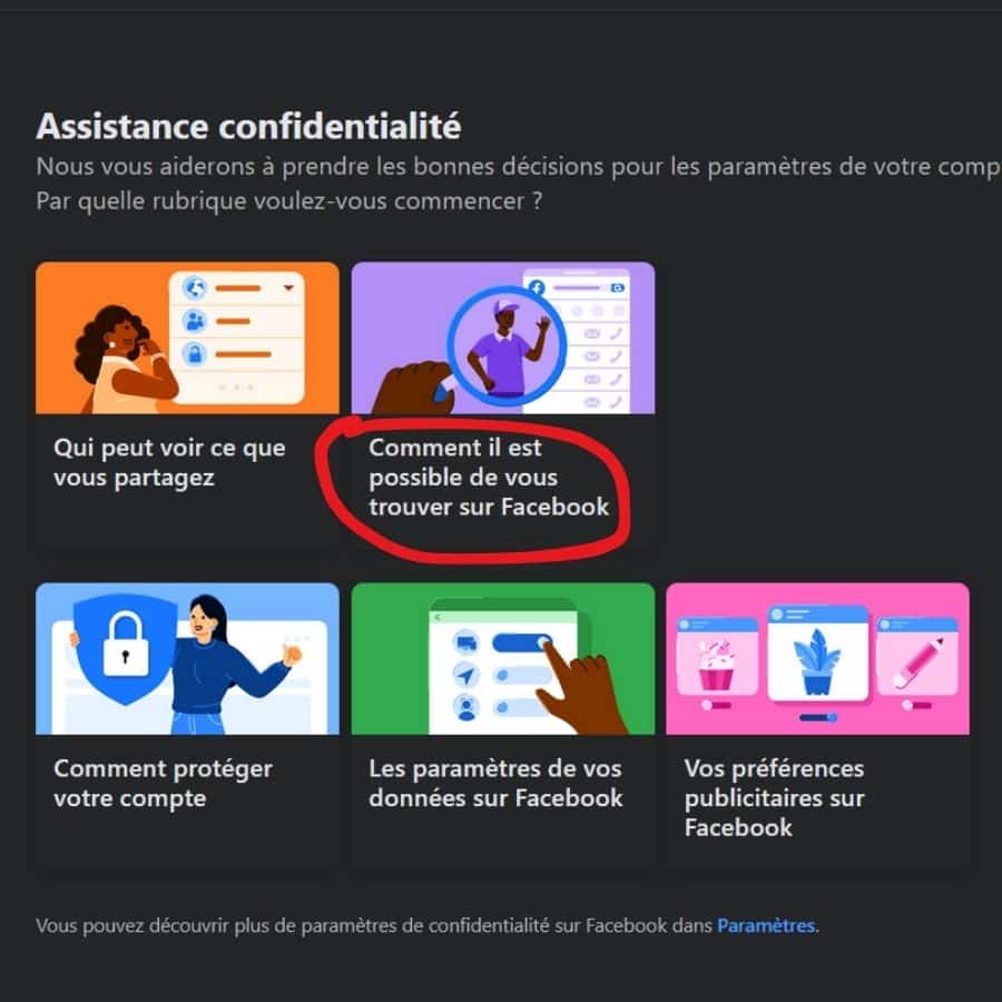 Image 3 : Facebook : comment mettre votre profil en privé ?