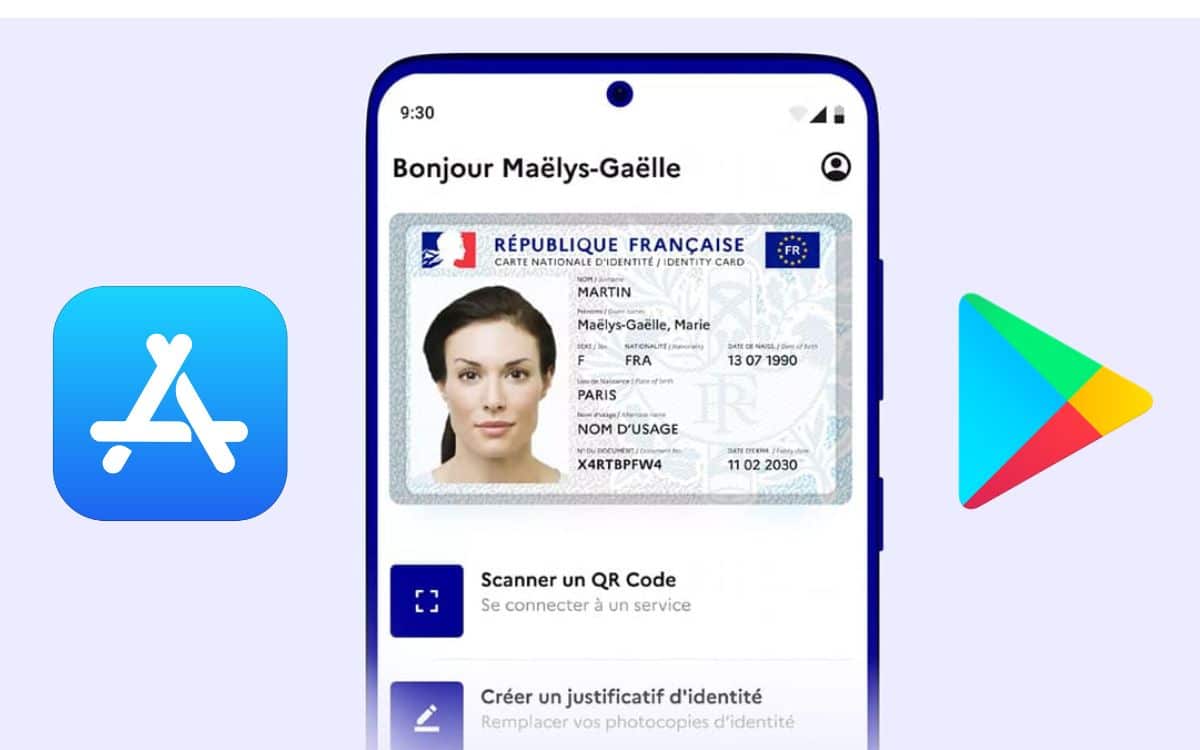 france identité cni carte d'identité app application ios android iphone