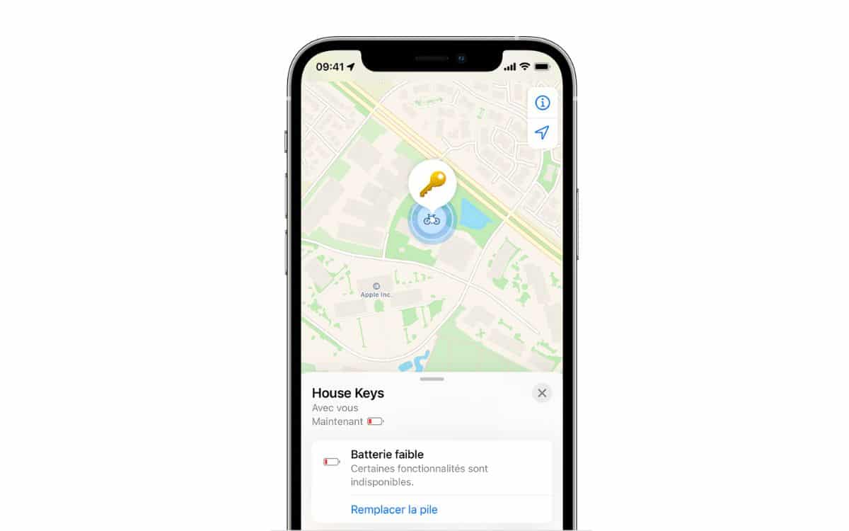 AirTag : comment vérifier l'autonomie restante et changer la pile ?