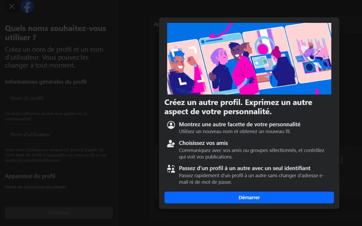 facebook meta profils alternatifs