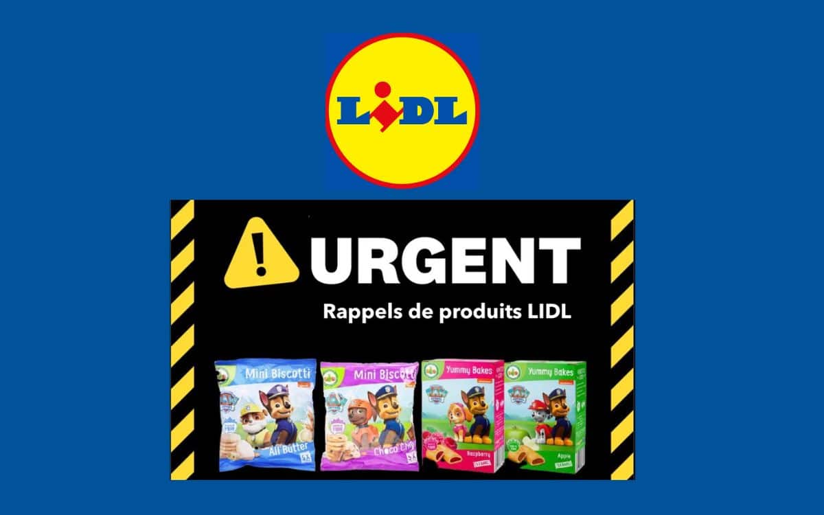 Lidl rappel biscuits Pat'Patrouille