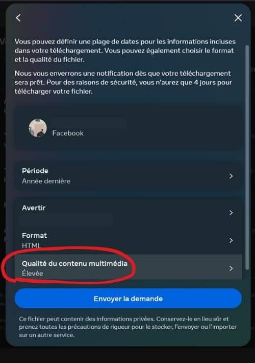 Image 5 : Récupérer ses messages effacés sur Facebook Messenger
