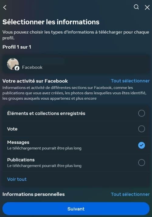 Image 3 : Récupérer ses messages effacés sur Facebook Messenger