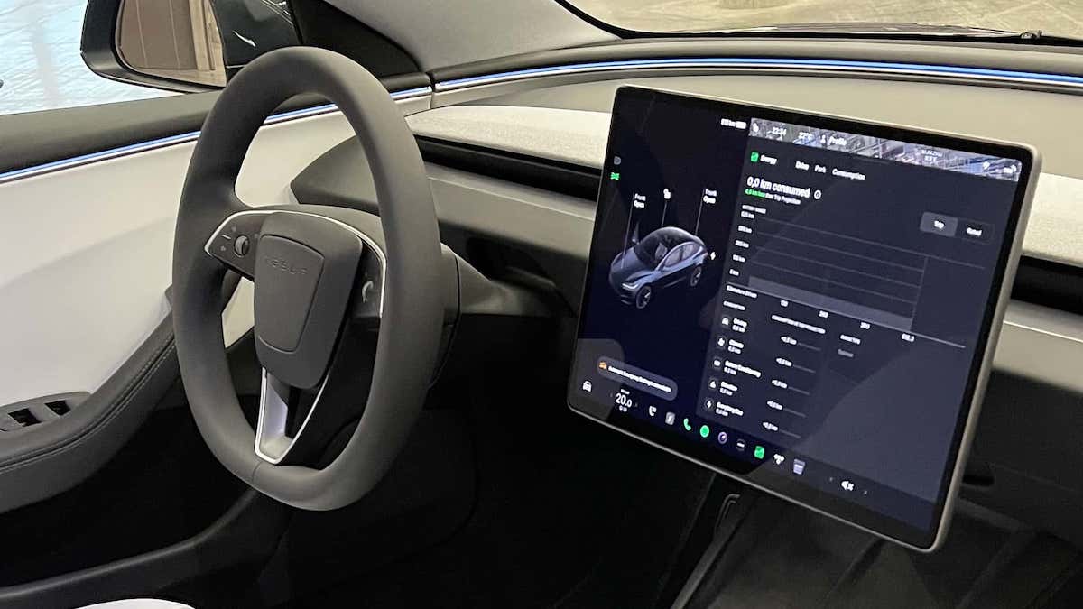 Nouvelle Tesla Model 3 Highland intérieur