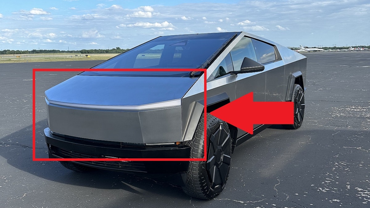 Tesla Cybertruck coffre avant