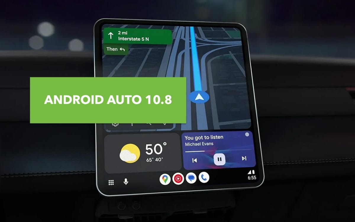 Android Auto 10.8