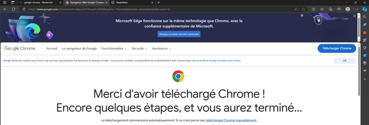 Microsoft Edge Chrome