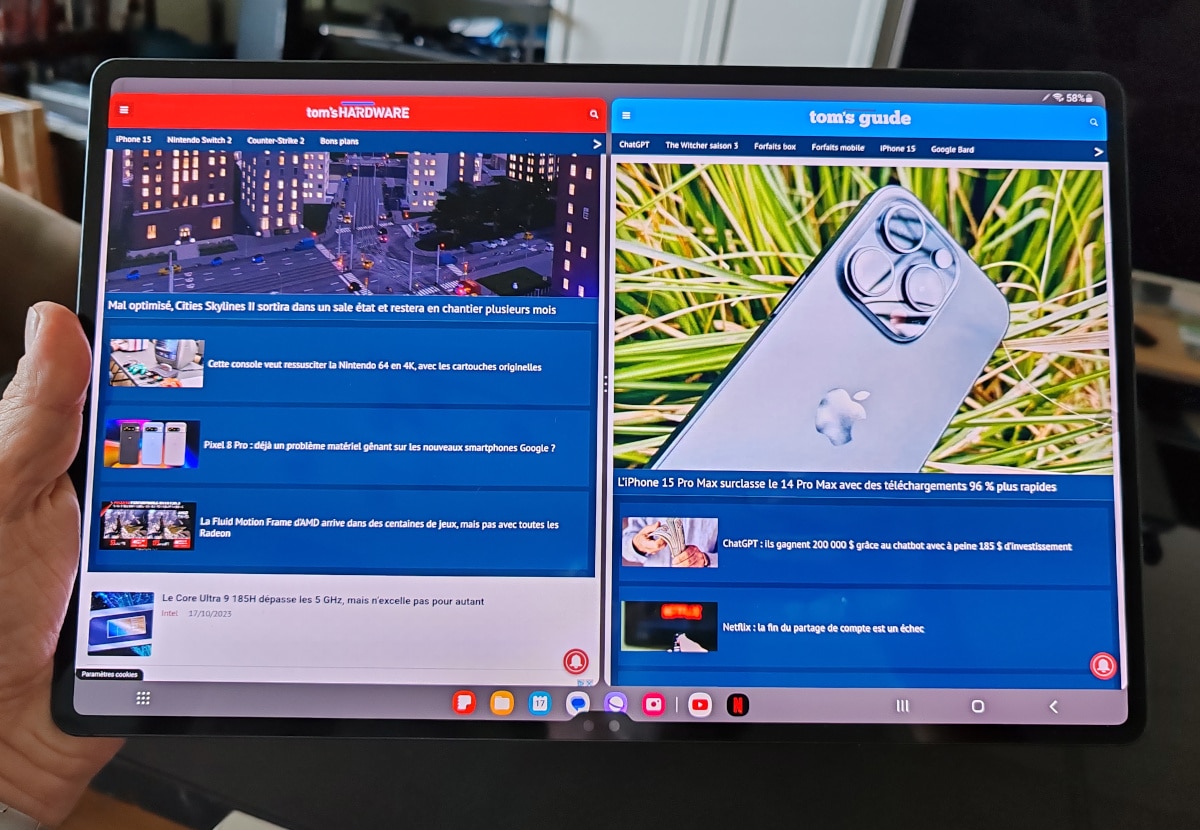Test Samsung Galaxy Tab S9 Ultra : la tablette ultime pour profiter des  contenus multimédia en très grand format !