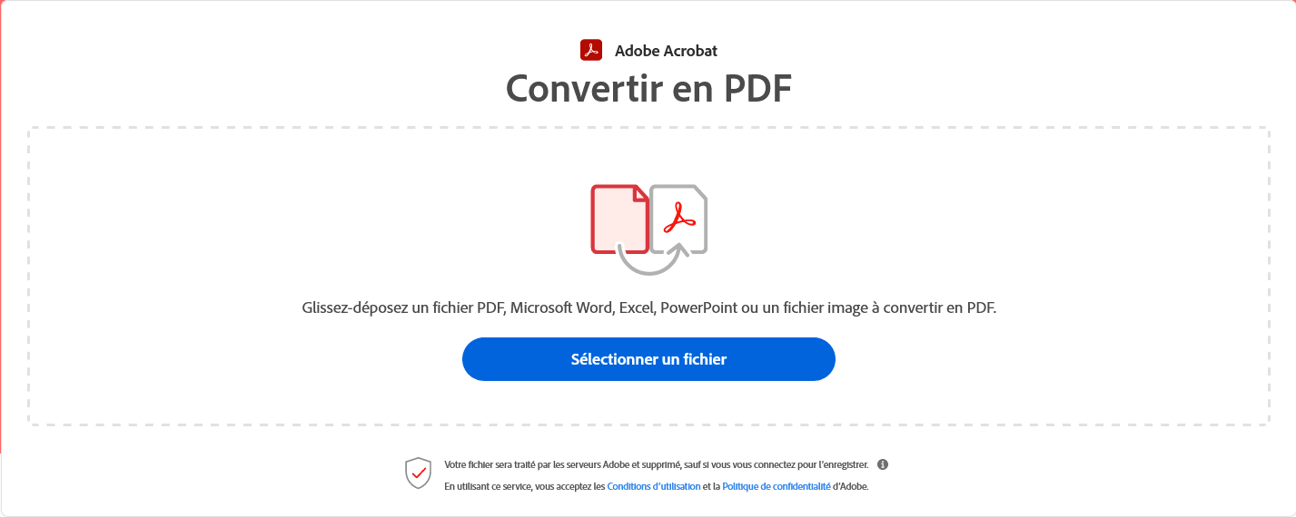 Comment convertir une image en fichier PDF