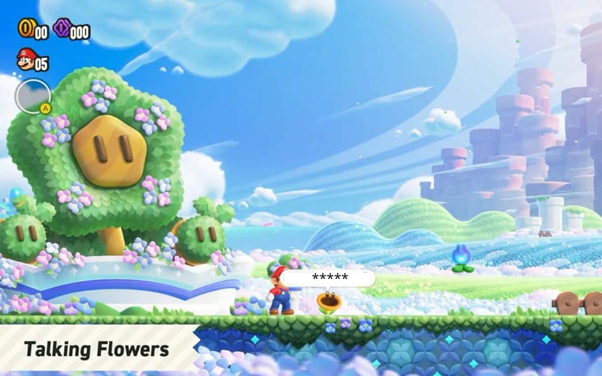 Super Mario Bros Wonder Fleurs Mod