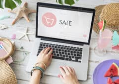 E commerce Shop Online Homepage Sale Concept