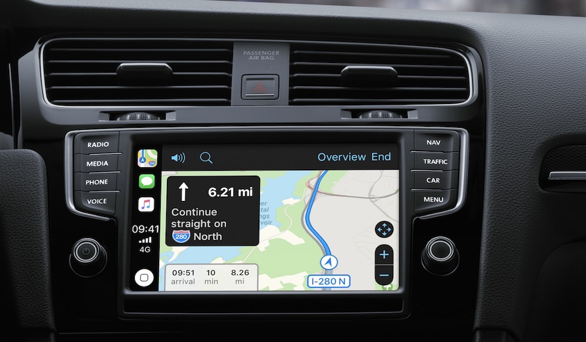 Google Maps sur CarPlay