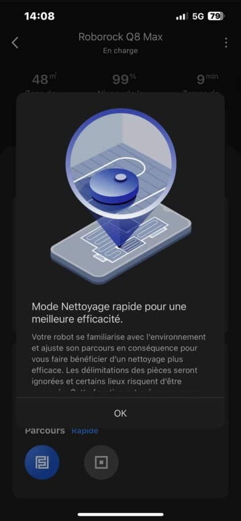 test du roborock q8 max +