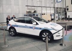 Tesla Model Y police